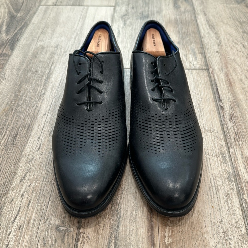 Cole Haan Grand os wingtip Oxford Black size 11 - Picture 1 of 6